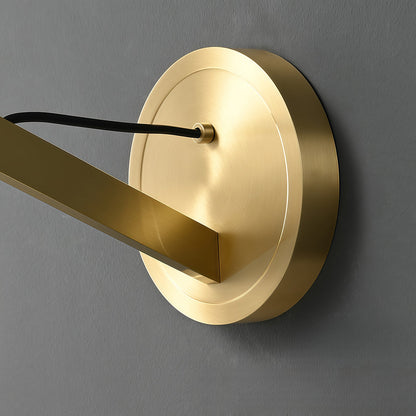 Wall Mount Pendant Light Modern Minimalist Brass Lamp