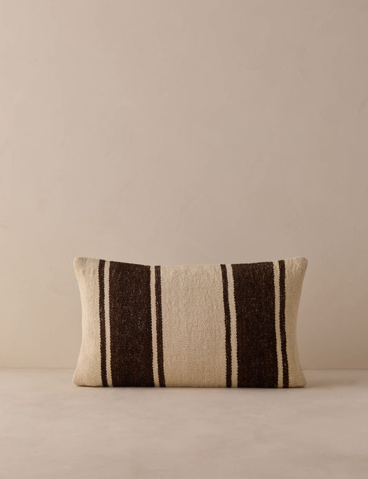 Vintage Lumbar Pillow No. 348, 12" x 20"