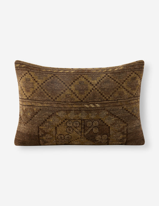 Vintage Lumbar Pillow No. 315, 16" x 24"