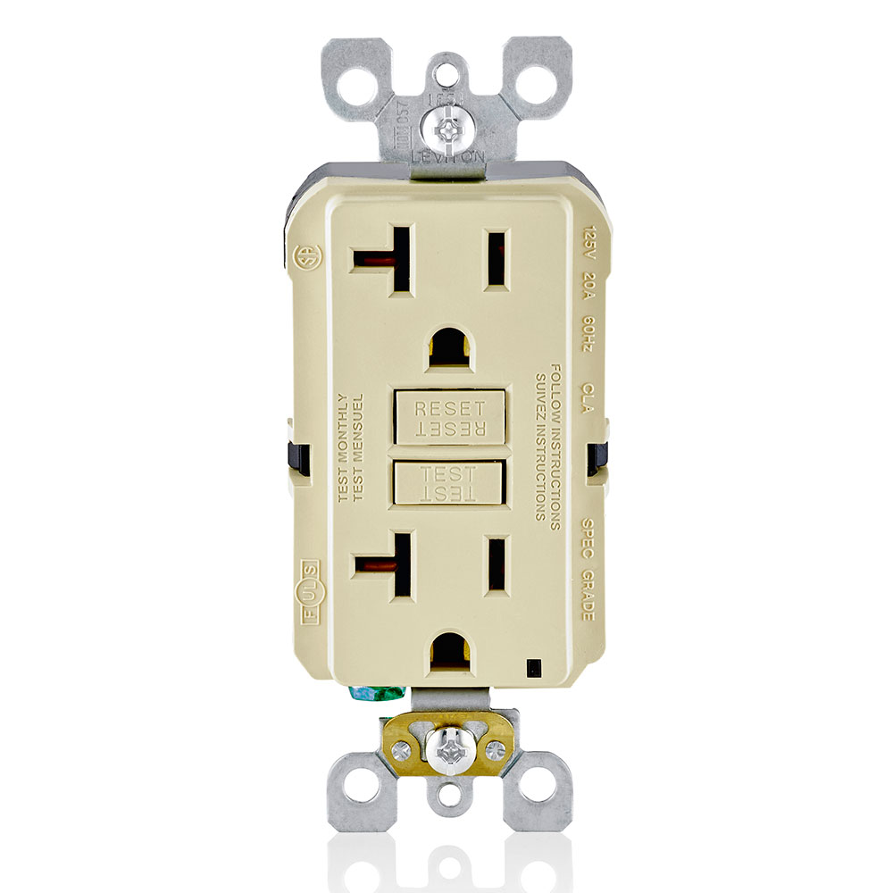 20 Amp SmartlockPro® GFCI Receptacle/Outlet