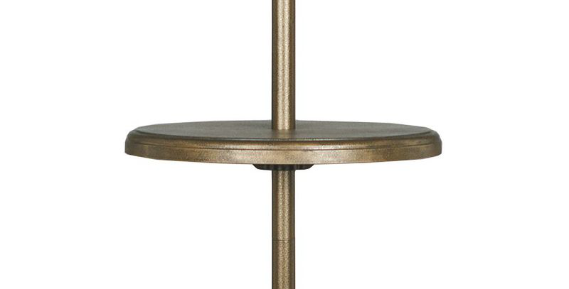 18" TORRENTO TABLE: AGED BRONZE