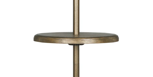 18" TORRENTO TABLE: AGED BRONZE