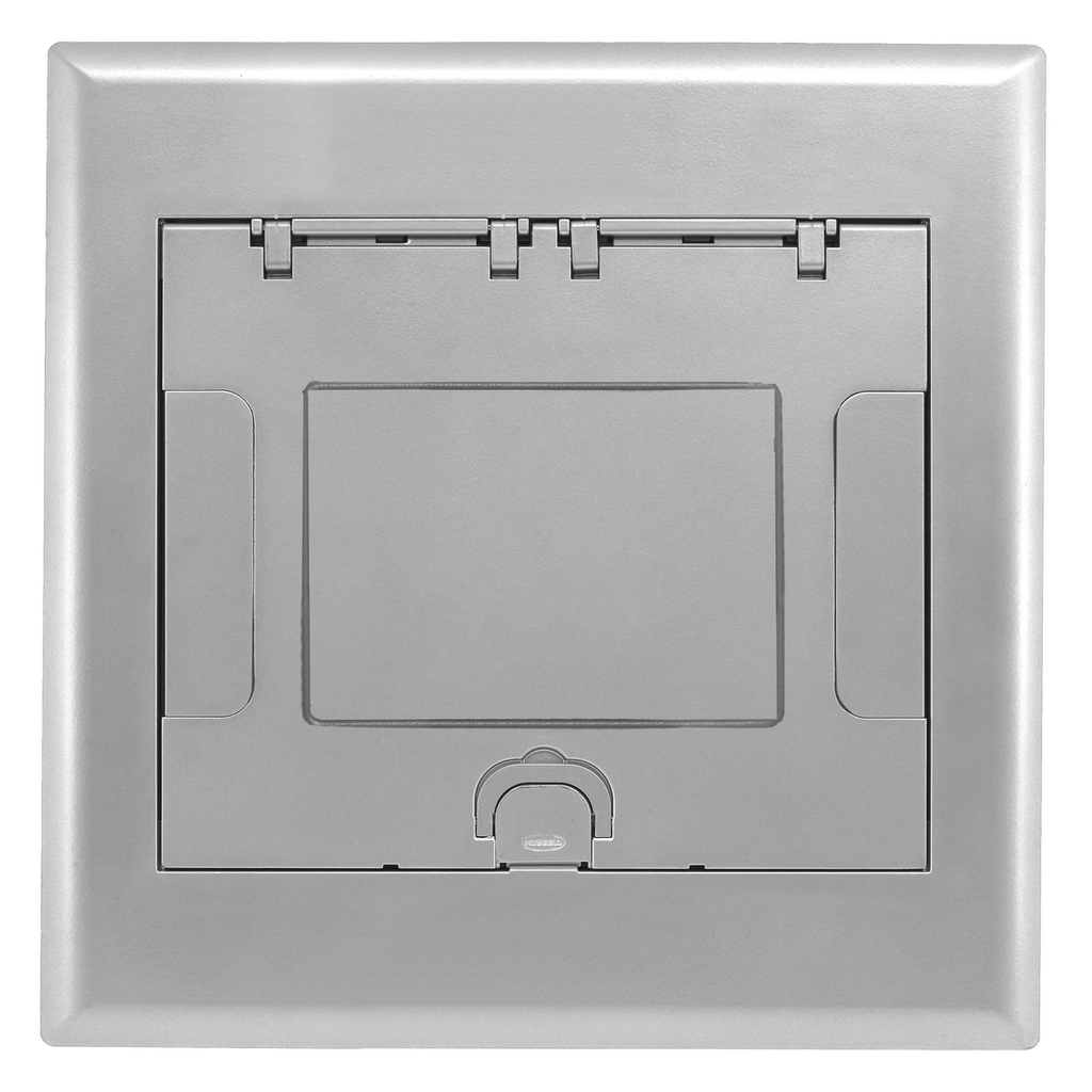 4-Gang AFB Series, Cover Assembly, Aluminum Powder Paint Finish with Floor Insert