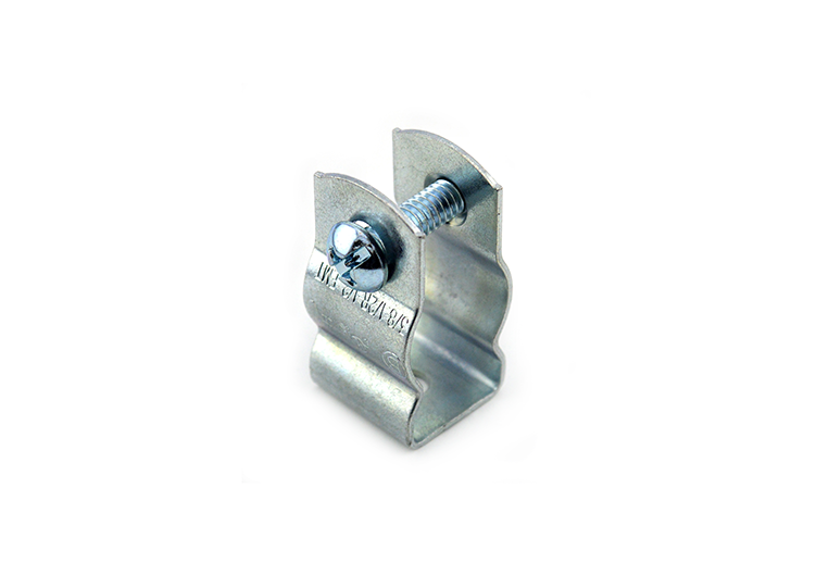 #0 Conduit Hanger with Bolt, Zinc Plated Steel