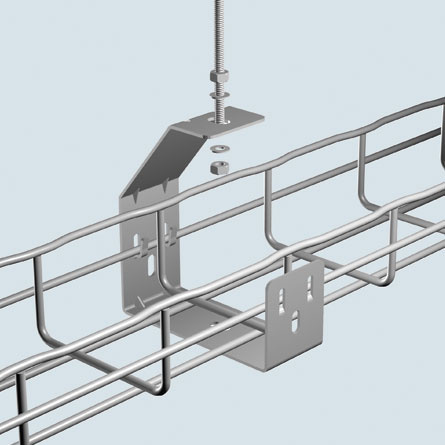 2X4 CABLOFIL CENTER HANGER-PREGALV (4D,,2W,,4L) [586100]