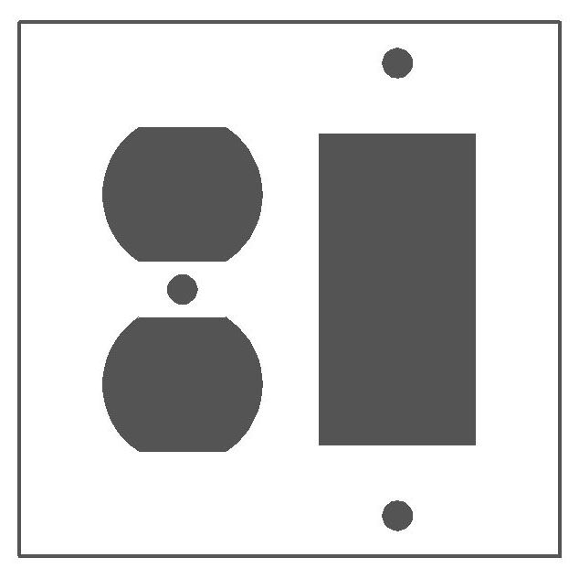 86672, Wallplate