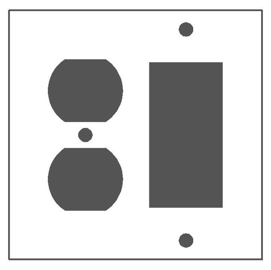 86672, Wallplate