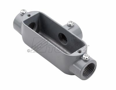 2" EMT & Rigid T Type Combination Conduit Body