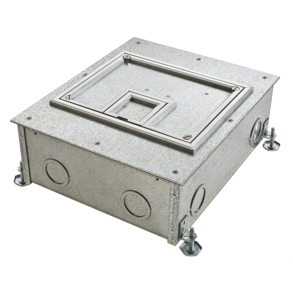 7-Gang CFB Box for Rectangular Cover, 4.08" Minumum Depth of Pour