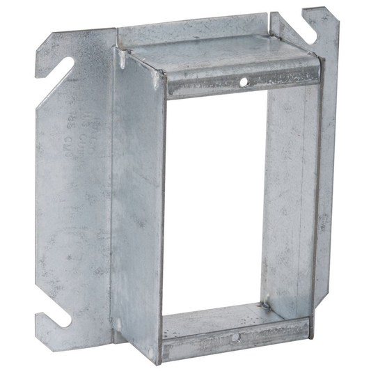 4 in. Square Cover, 1-Device, 1-1/2 in. Raised