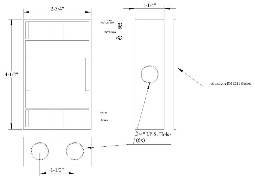 30296, Weatherproof Box Extension
