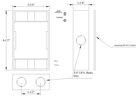 30296, Weatherproof Box Extension