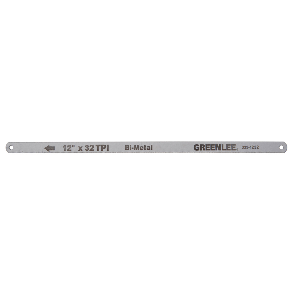 12" (305 mm) Bi-metal Blade, 32 Teeth Per Inch