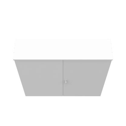 60x13x60 Hinge Cover Type 3R Steel No Knockouts ANSI 61 Gray Double Doors Padlocking 3 Point Handle Back Panel Weld Studs Drip Shield No Center Post