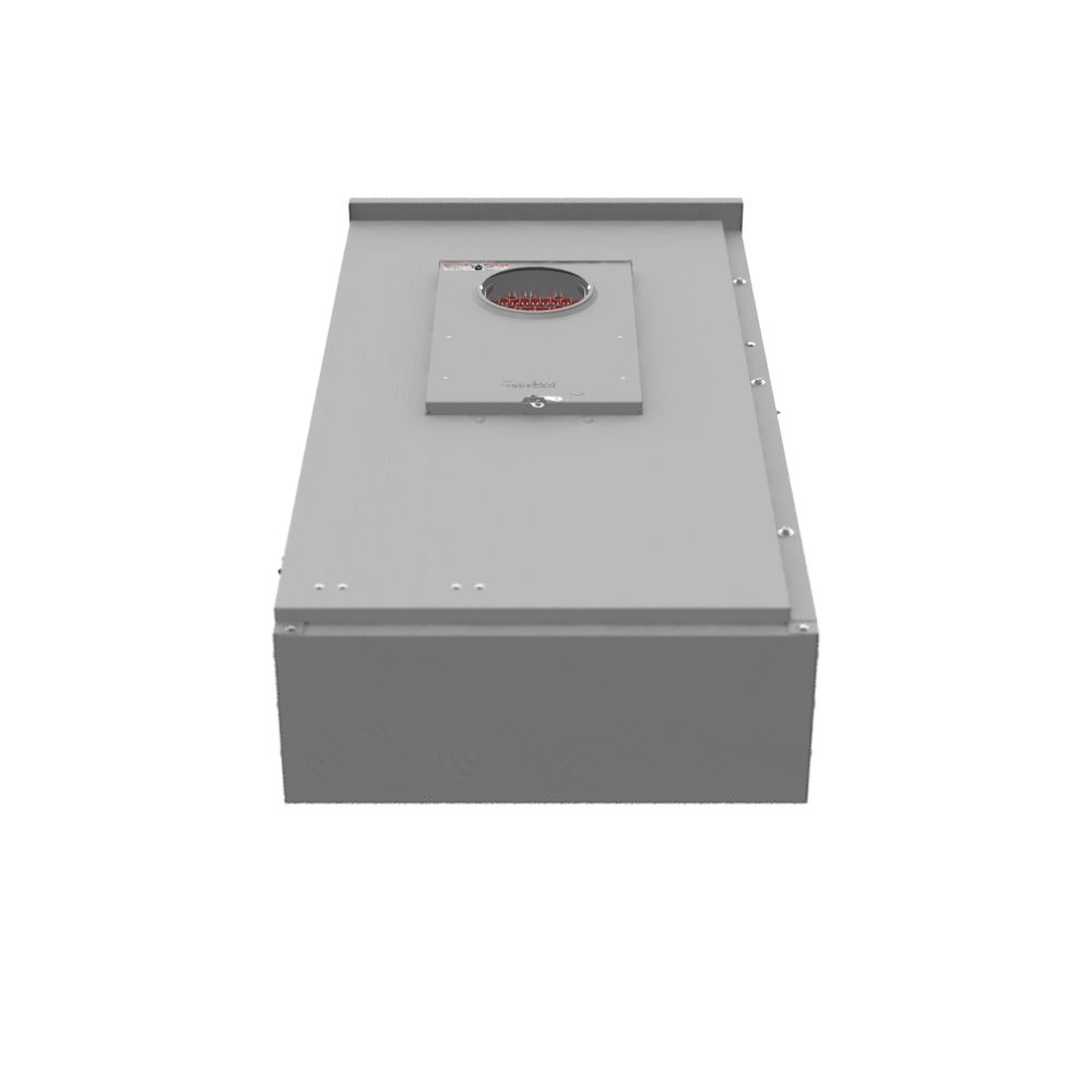 13 Terminal Ringless 2 Large Closing Plates Test Switch Prewired 400-800 Ampere Painted Steel Single Front Piano Hinge Cover Hasp Current Transformer Mounting Included 120-208 Volt