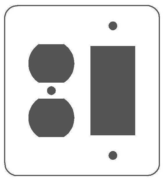 79672, Wallplate