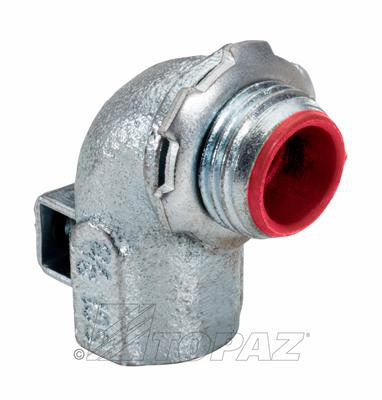3/8" 90° Insulated Throat Top-Bite Saddle Type Connector