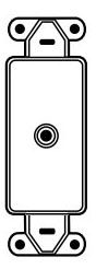 80400-W, Wallplate Adapter