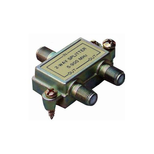 2 Way Splitters with Ground Block 5-900 Mhz