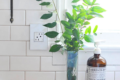 adorne® Tamper-Resistant 15A Duplex Self-Test GFCI Receptacles, White