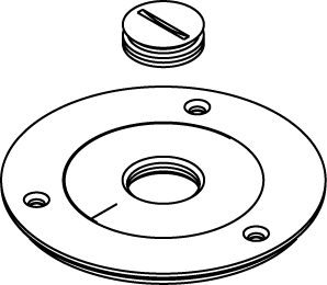 880 Series™ and Ratchet-Pro 881 Series Brass Cover Plate