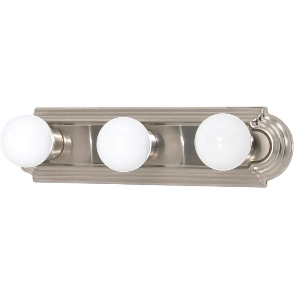 3 Light - 18" - Vanity - Racetrack Style, Color retail packaging