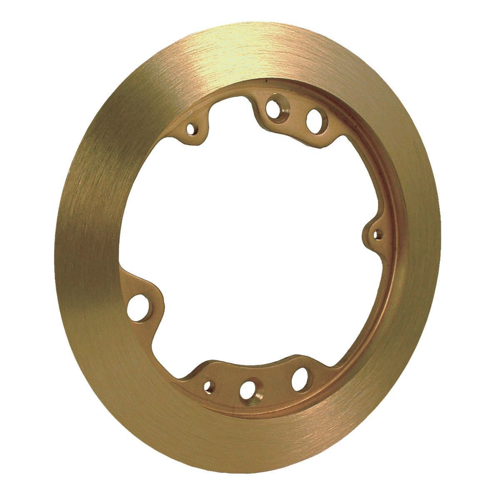 6-1/4 in. Round Brass Carpet Flange