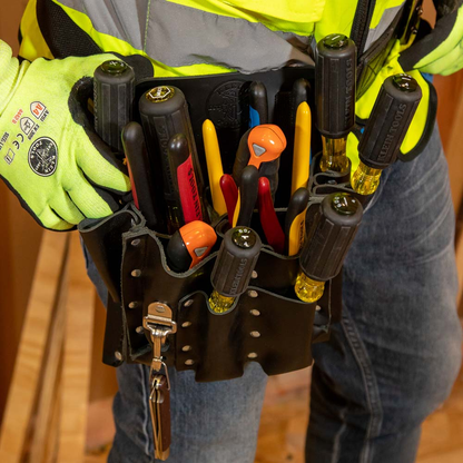 10 Pocket Tool Pouch Knife Snap