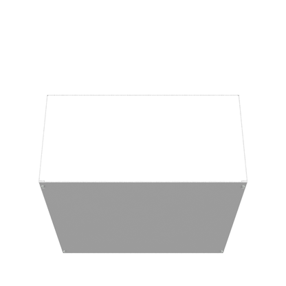 24X12x24 Screw Cover Type 1 UL Steel No KO Gray Cover w/Teardrop Slots Holes In Back