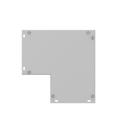 10x6.125x10 Wireway Elbow 90 Side Wall Access ANSI 61 Gray Steel