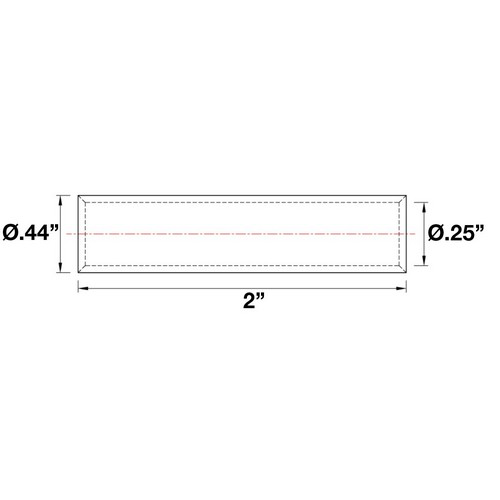 Aluminum Long Barrel Compression Splices #4 Awg