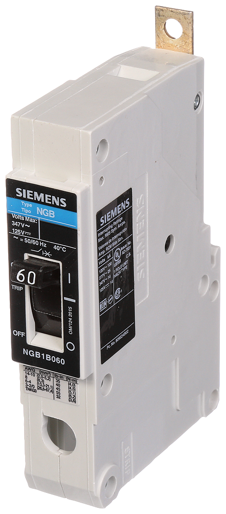 BREAKER NGB 1P 60A 347V 14KA LD LUG