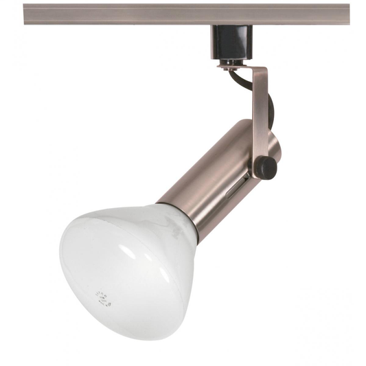 1 Light - 2" - Track Head - Universal Holder - Brushed Nickel Finish