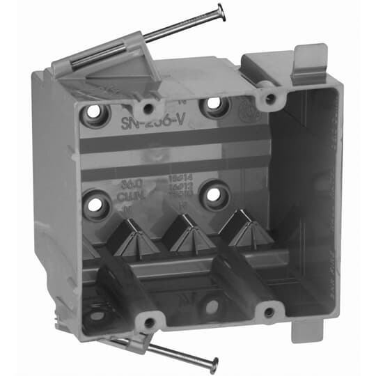 2-GANG NAIL ON 36 CUIN BOX W/VCLAMP
