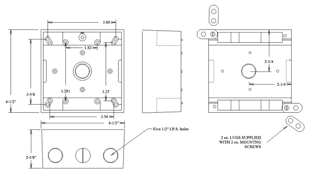 30245, Weatherproof Outlet Box