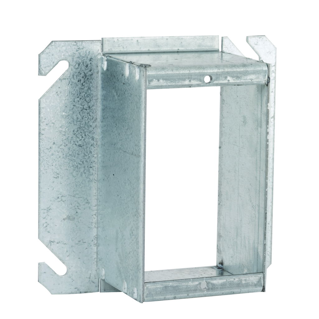 4 in. Square Cover, 1-Device, 2 in. Raised