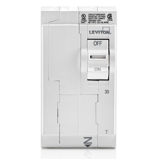 30A 2-Pole Standard Thermal Magnetic Branch Circuit Breaker