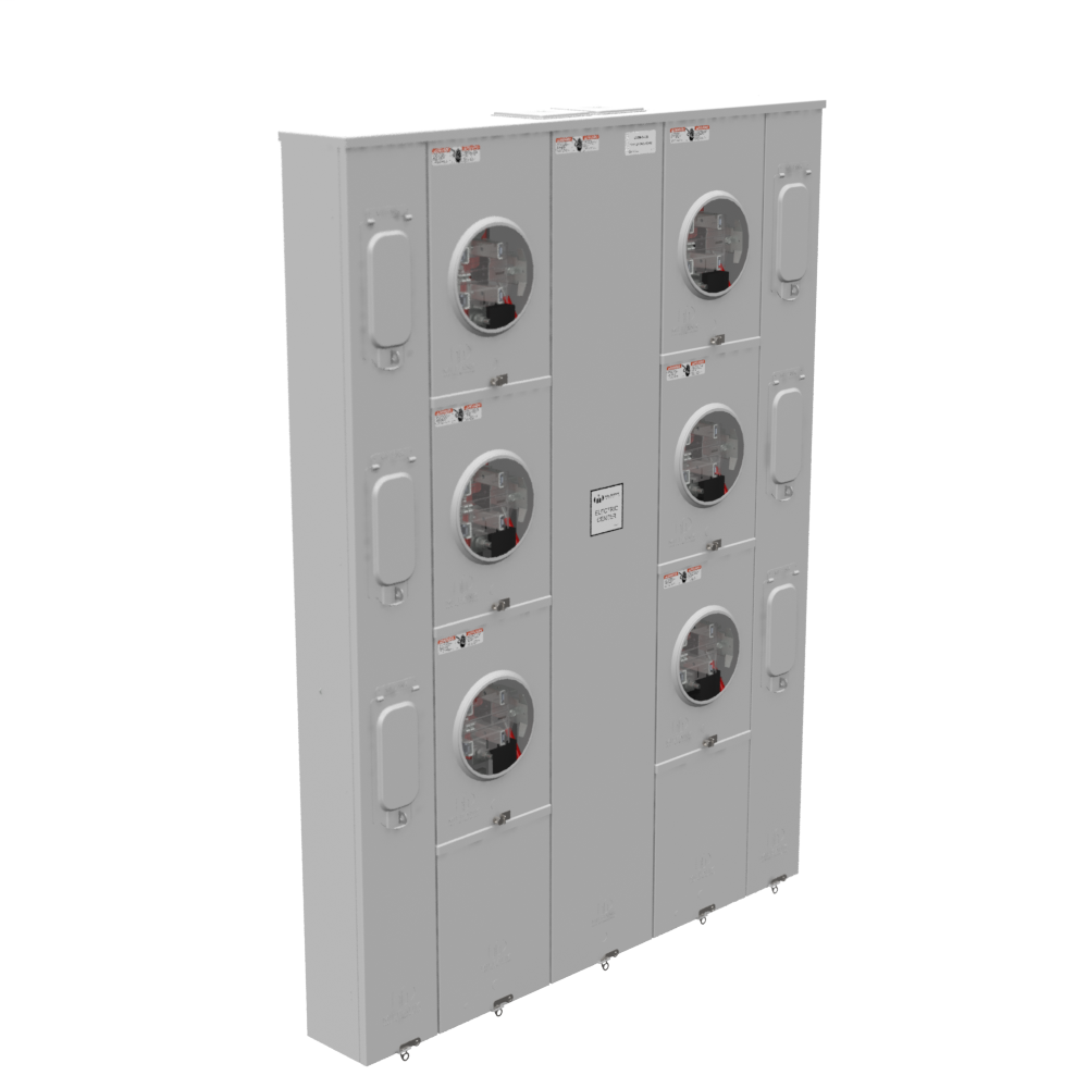 5 Terminal Ringless Large Closing Plate Lever Bypass 6 Position 6-200 Ampere Main Breaker Provision Long Island Lighting Company