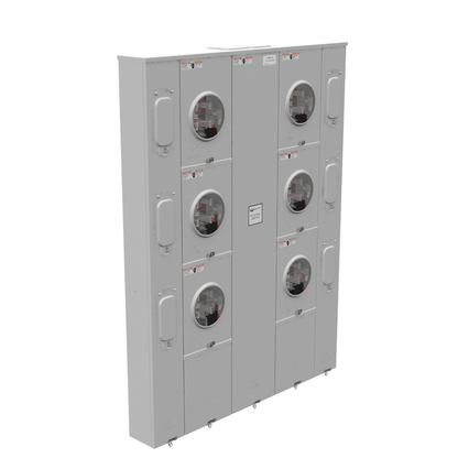 5 Terminal Ringless Large Closing Plate Lever Bypass 6 Position 6-200 Ampere Main Breaker Provision Long Island Lighting Company