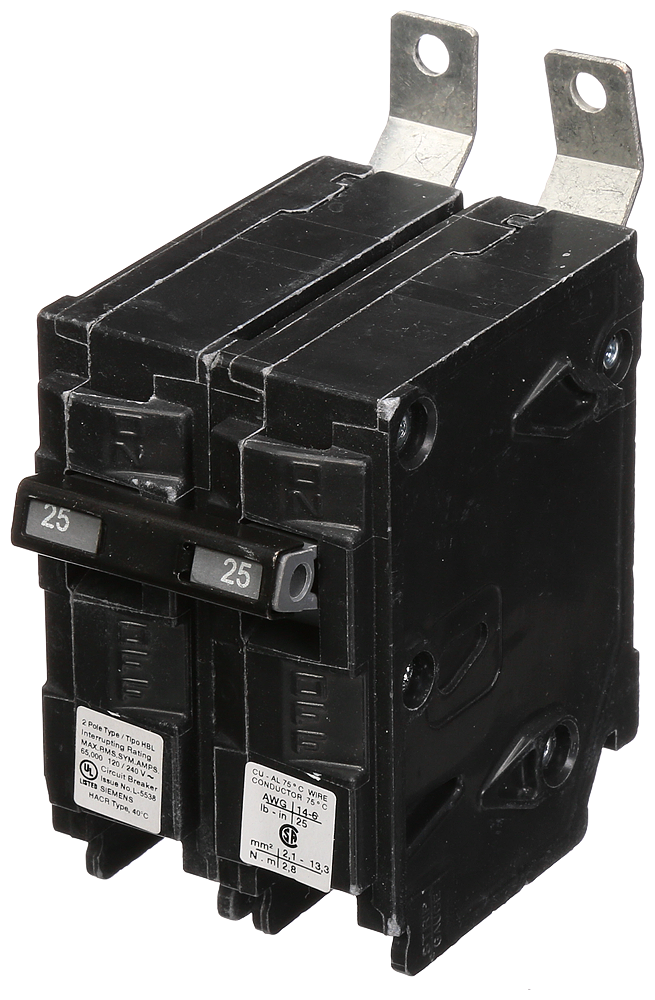 BREAKER 25A 2P 120/240V 65K HBL