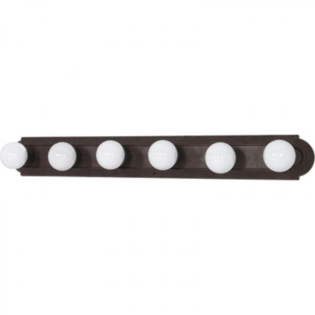 6 Light - 36" Vanity Strip - Old Bronze Finish