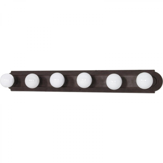 6 Light - 36" Vanity Strip - Old Bronze Finish