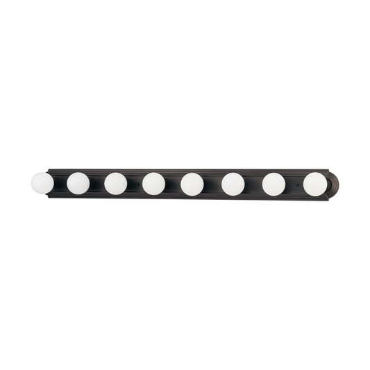 8 Light - 48" Vanity Strip - Mahogany Bronze Finish