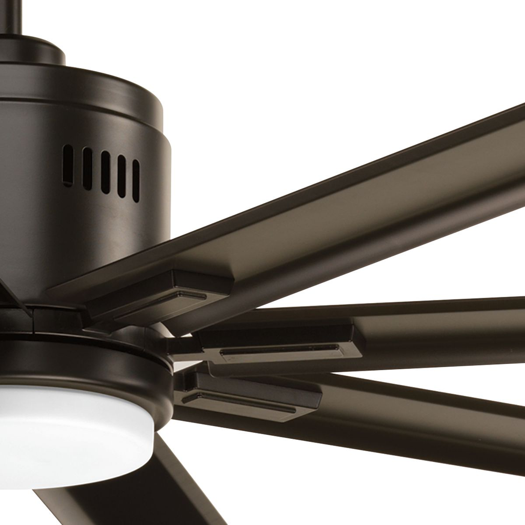 72" Antique Bronze 18W LED 8 Blade Ceiling Fan