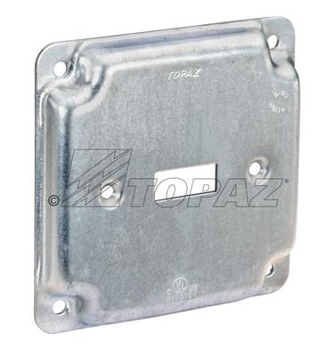 4" Square Industrial Surface Covers Toggle Switch