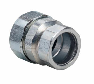 1" Steel Compression Type Coupling - EMT to Liquidtight