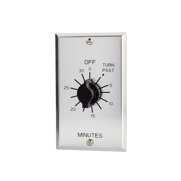 30 Min Timer 125-277V SPDT Metal Plate