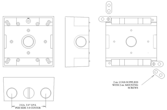 30266, Weatherproof Outlet Box