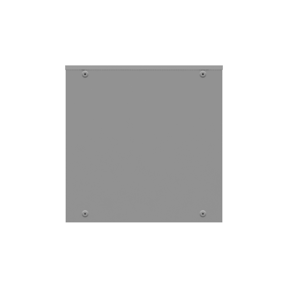 36x16x36 Hinge Cover Type 3R Steel No Knockouts ANSI 61 Gray Double Doors Padlocking 3 Point Handle Back Panel Weld Studs Draw Shield No Center Position