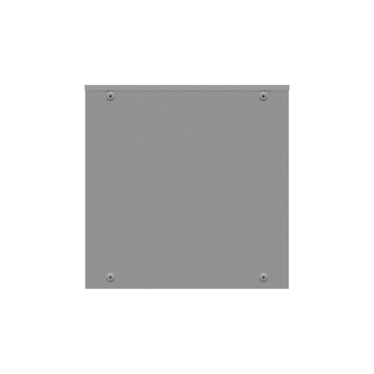 36x16x36 Hinge Cover Type 3R Steel No Knockouts ANSI 61 Gray Double Doors Padlocking 3 Point Handle Back Panel Weld Studs Draw Shield No Center Position